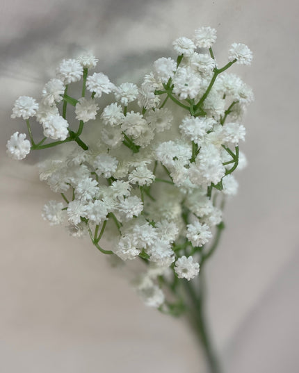 Floarea miresei artificiala fir - alba