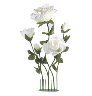 Flori gigant albe S/5 - waterproof