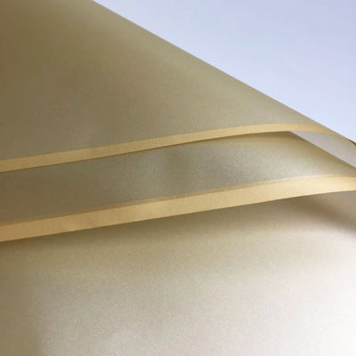 Ambalaj buchet flori waterproof 60x60cm foggy gold