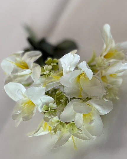 Frezia artificiala (5 flori) alb