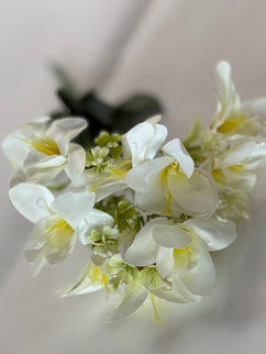 Frezia artificiala (5 flori) alb