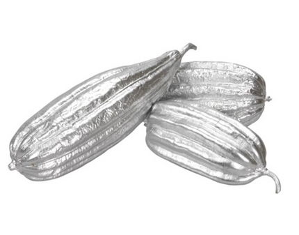 Decor fruct exotic S/10 argintiu