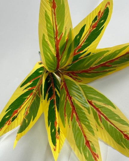 Verdeata artificiala Aglaonema galbene (35cm)