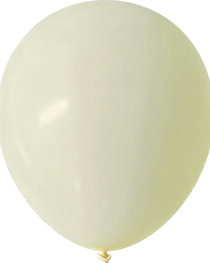 Baloane latex 30cm galben pastel S/100