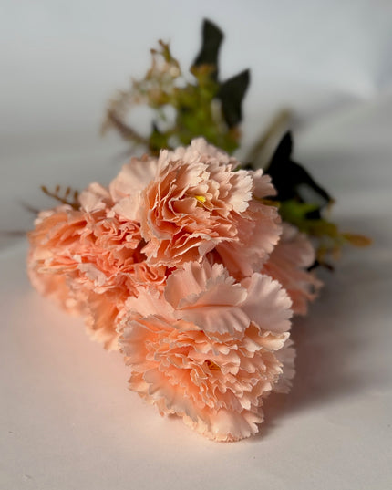 Garoafe artificiale 6 flori peach