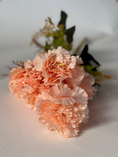 Garoafe artificiale 6 flori peach