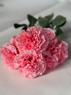 Garoafe artificiale 7 flori roz