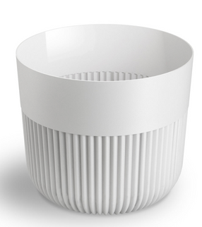 Ghiveci plastic Alia Ø13cm alb