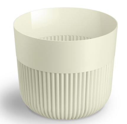 Ghiveci plastic Alia Ø13cm cream