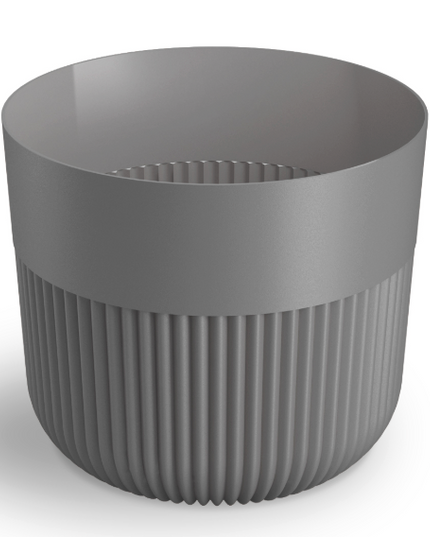 Ghiveci plastic Alia Ø13cm dark grey