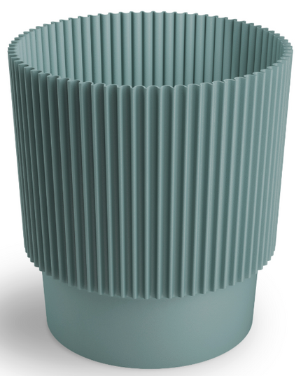 Ghiveci plastic Elsa Ø13cm mint green