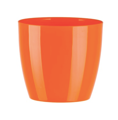 Ghiveci plastic aga Ø12cm portocaliu