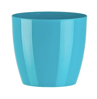 Ghiveci plastic aga Ø12cm turcoaz