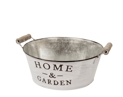 Bol zinc Ø22x9cm home&garden