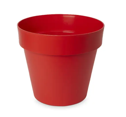 Ghiveci plastic mini rosu Ø6cm