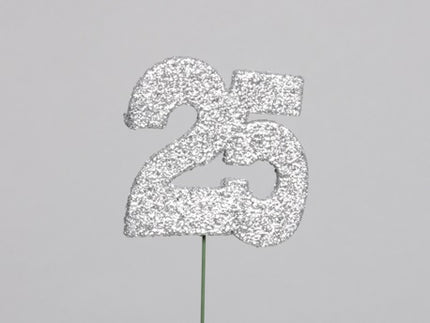 Decor 25 argintiu S/10