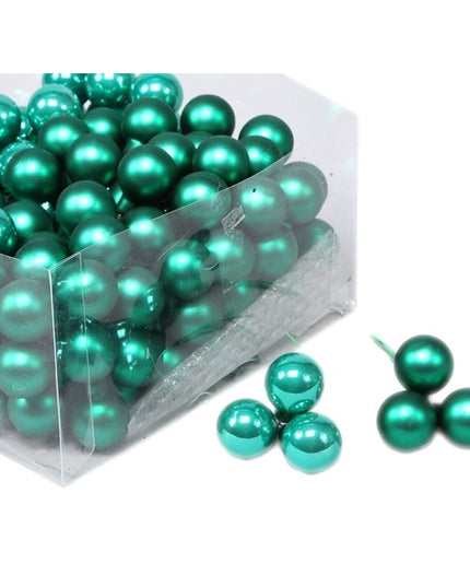 Decor pik sfere 2.5cm verde S/144