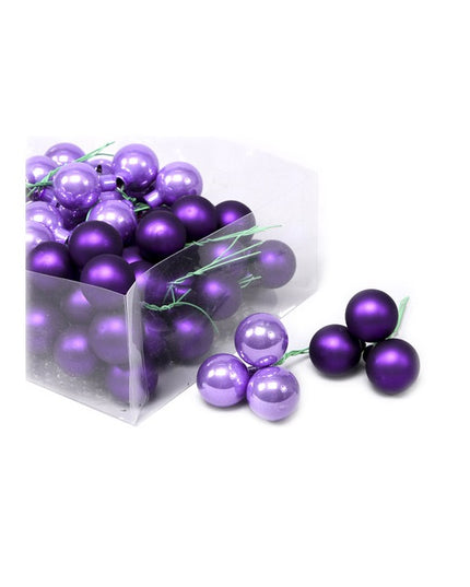 Decor pik sfere 3cm mov S/72