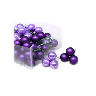 Decor pik sfere 3cm mov S/72