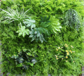 Panou plante artificiale 2 100X100cm