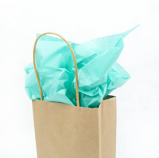 Ambalaj hartie de matase 60x60cm turquoise