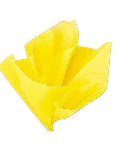 Ambalaj hartie de matase 60x60cm galben