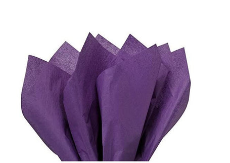 Ambalaj hartie de matase 60x60cm mov inchis