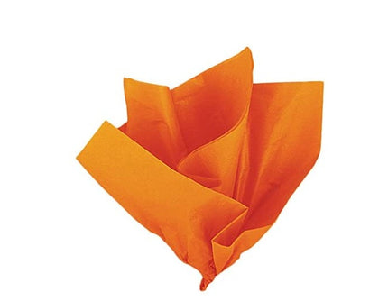 Ambalaj hartie de matase 60x60cm portocaliu