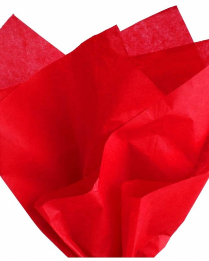 Ambalaj hartie de matase 60x60cm rosu inchis