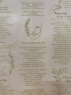 Ambalaj hartie de matase ziar roz pal auriu