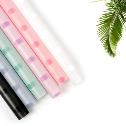 Ambalaj waterproof 60x60cm fond lila buline lila