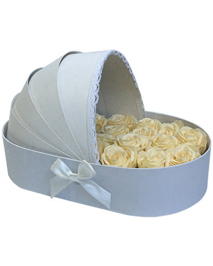 Cutie flori S1.15 alb