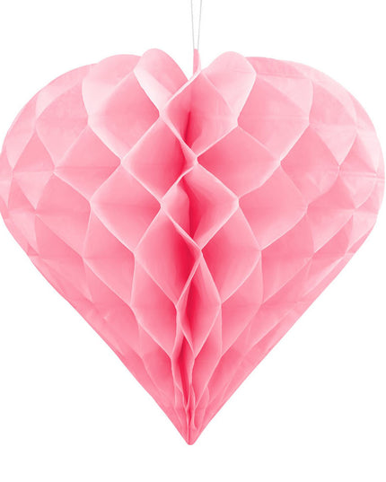 Fagure hartie 30cm roz pal