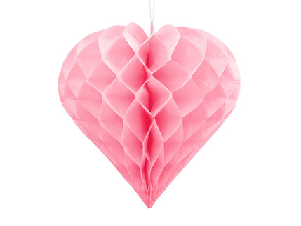 Fagure hartie 30cm roz pal