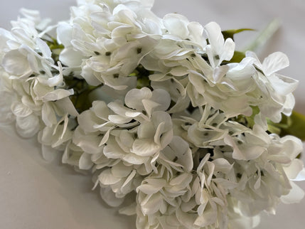 Hortensia artificiala ⌀20cm (7 flori) alb