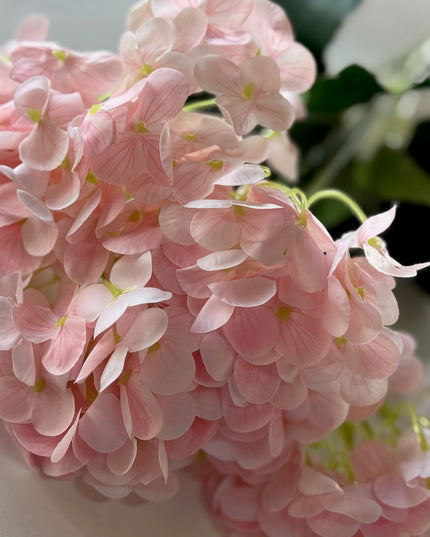 Hortensia artificiala ⌀15cm real feel roz