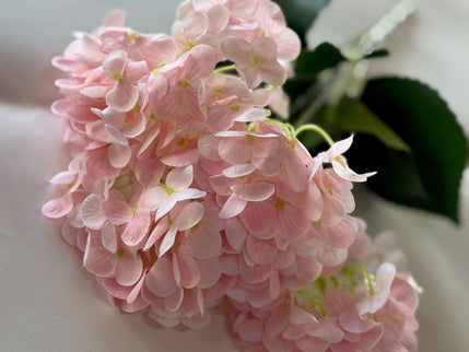 Hortensia artificiala ⌀15cm real feel roz