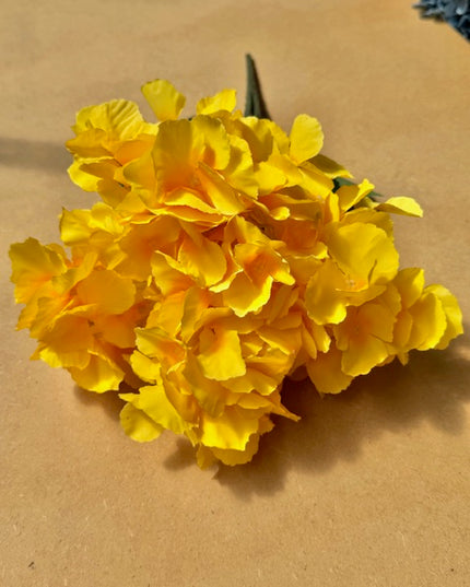Hortensia artificiala ⌀20cm galben