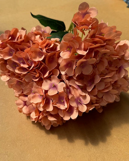 Hortensia artificiala ⌀25cm maro