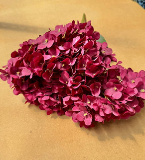 Hortensia artificiala ⌀25cm mov aubergine