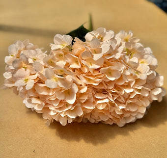 Hortensia artificiala ⌀25cm peach
