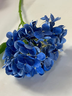 Hortensia artificiala ⌀12cm real feel albastru