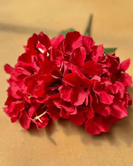 Hortensia artificiala ⌀20cm rosu