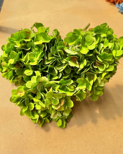 Hortensia artificiala ⌀25cm verde mediu