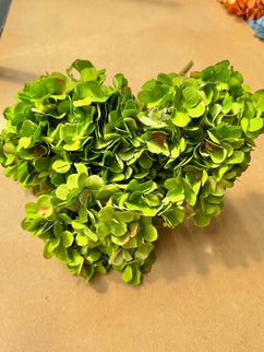 Hortensia artificiala ⌀25cm verde mediu