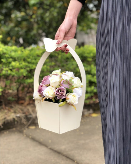 Cutie flori S1.48 crem