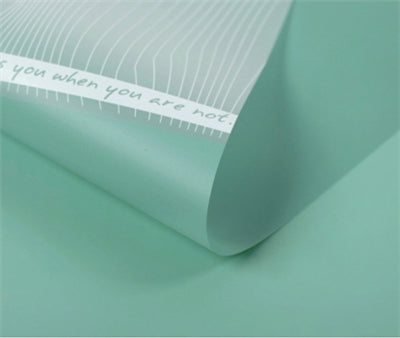 Ambalaj buchet flori waterproof 60x60cm duo verde