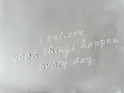 Ambalaj waterproof transparent good things alb