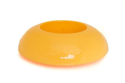 Ikebana rotund Ø9.5cm plastic galben