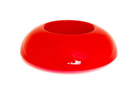 Ikebana rotund Ø9.5cm plastic rosu